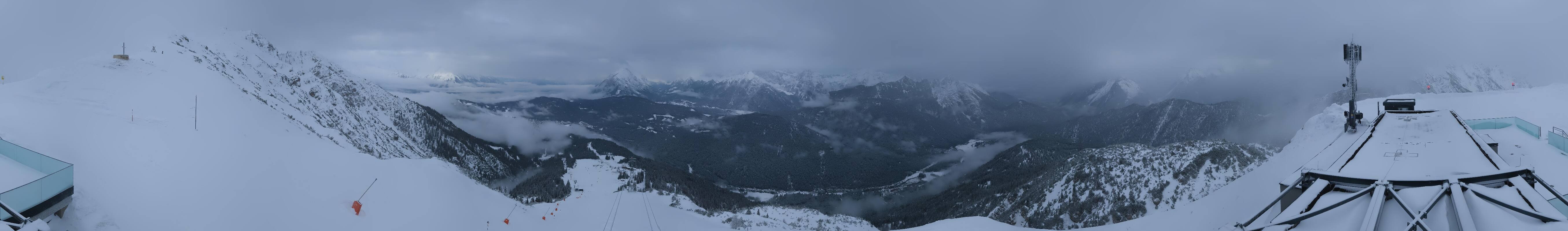 Archiv Foto Webcam Seefeld Rosshütte - Bergstation Seefelder Joch