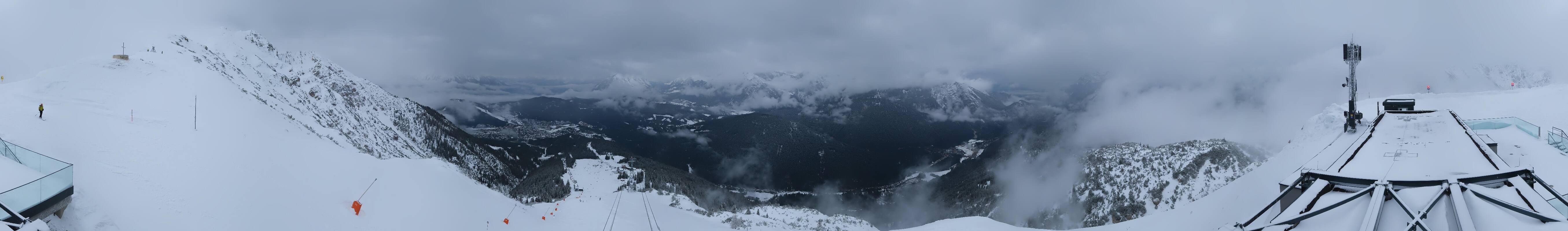 Archiv Foto Webcam Seefeld Rosshütte - Bergstation Seefelder Joch