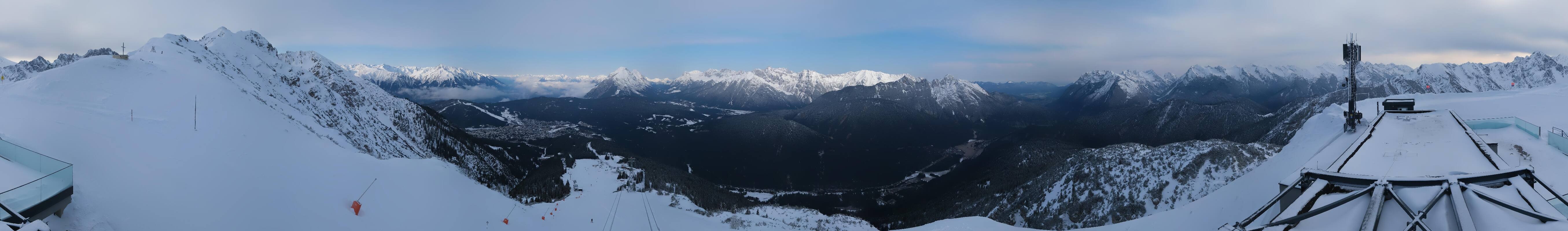 Archiv Foto Webcam Seefeld Rosshütte - Bergstation Seefelder Joch