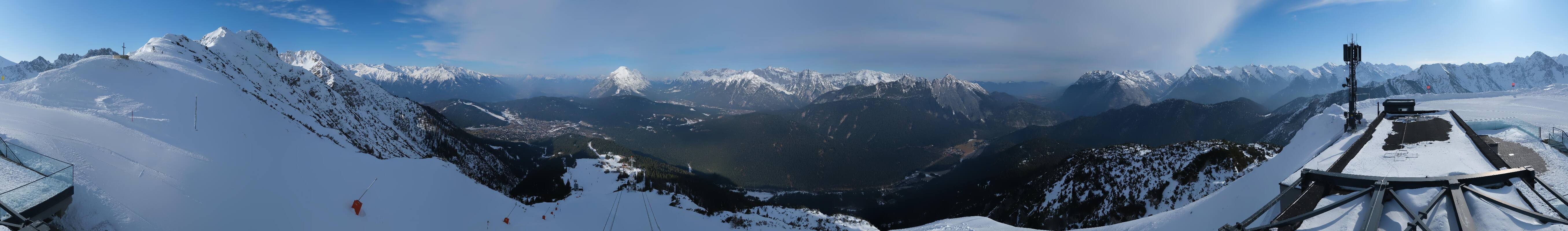 Archived image Webcam Seefeld Rosshütte - Seefelder Joch