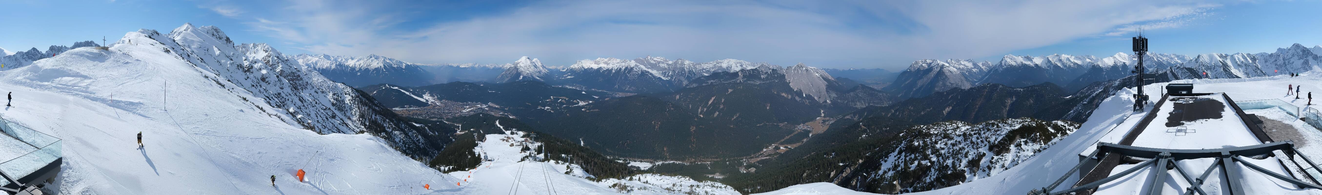 Archived image Webcam Seefeld Rosshütte - Seefelder Joch