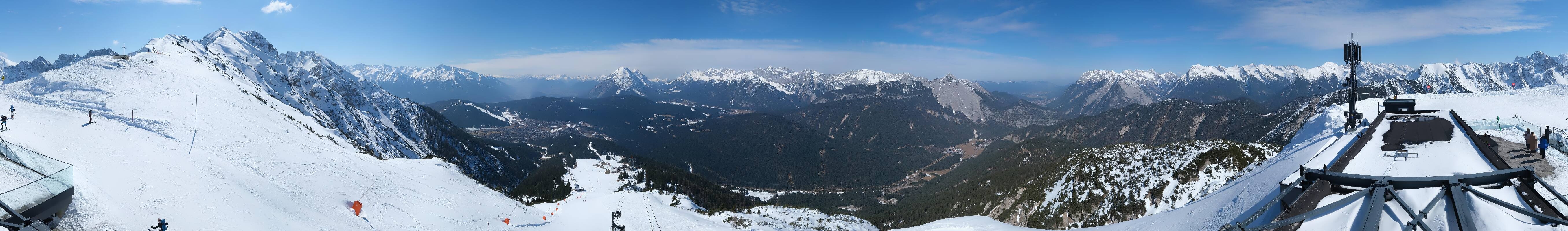 Archiv Foto Webcam Seefeld Rosshütte - Bergstation Seefelder Joch