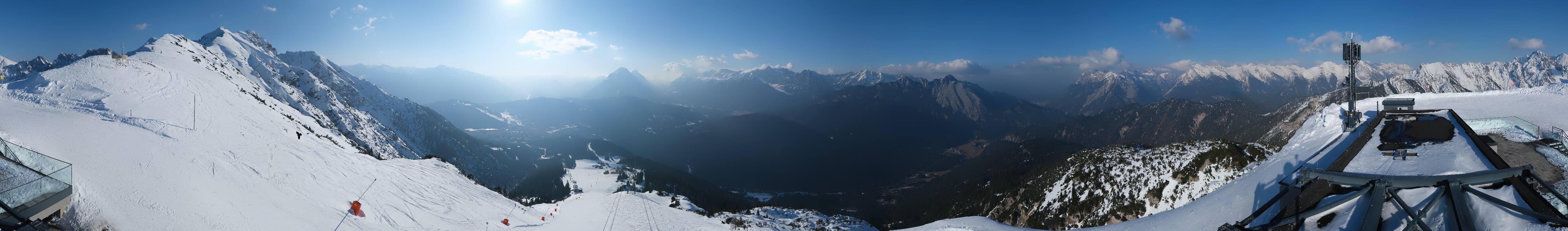 Archiv Foto Webcam Seefeld Rosshütte - Bergstation Seefelder Joch