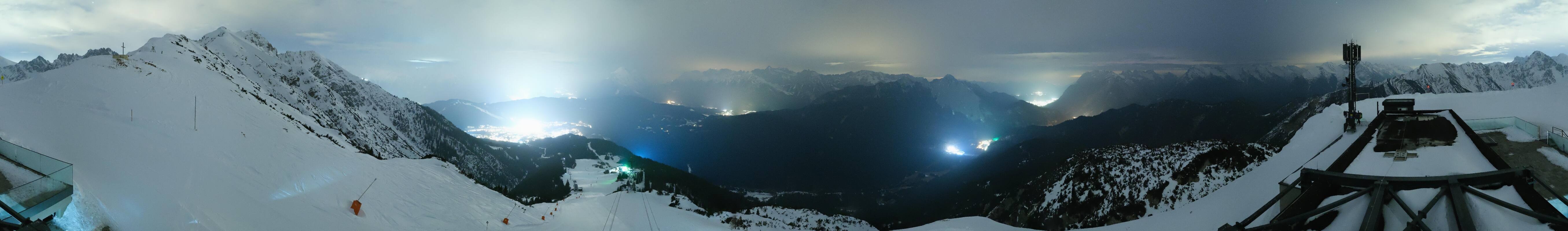 Archiv Foto Webcam Seefeld Rosshütte - Bergstation Seefelder Joch