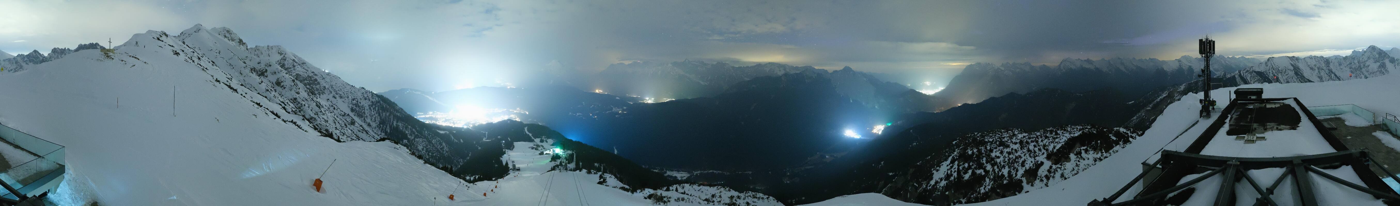 Archiv Foto Webcam Seefeld Rosshütte - Bergstation Seefelder Joch