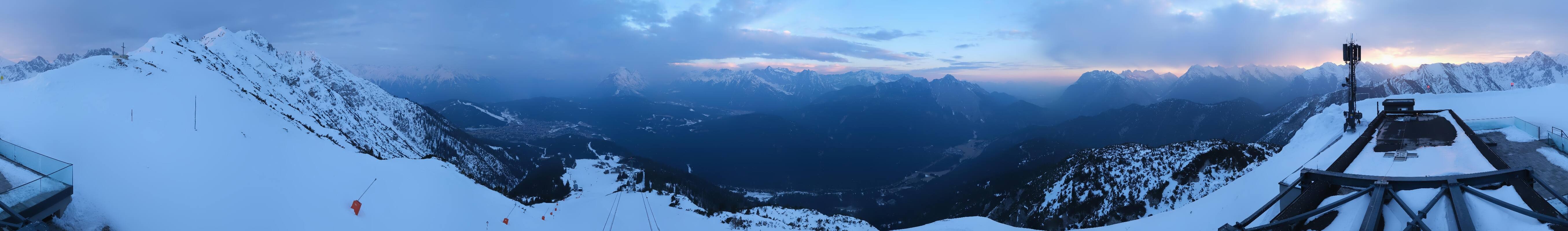 Archiv Foto Webcam Seefeld Rosshütte - Bergstation Seefelder Joch