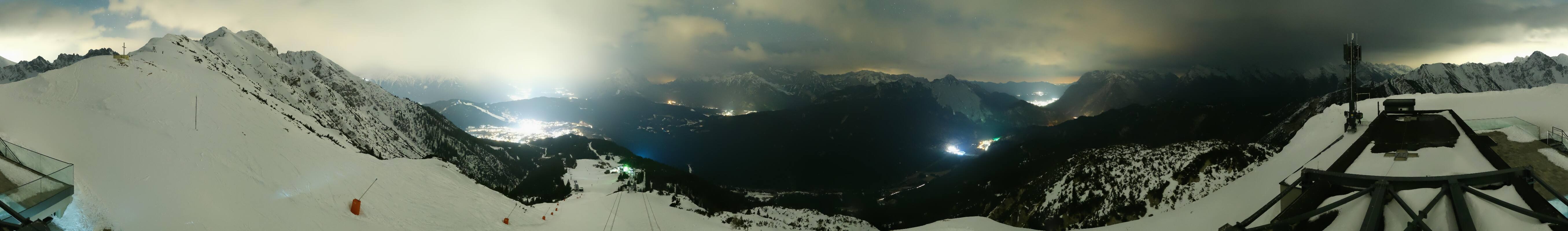 Archiv Foto Webcam Seefeld Rosshütte - Bergstation Seefelder Joch
