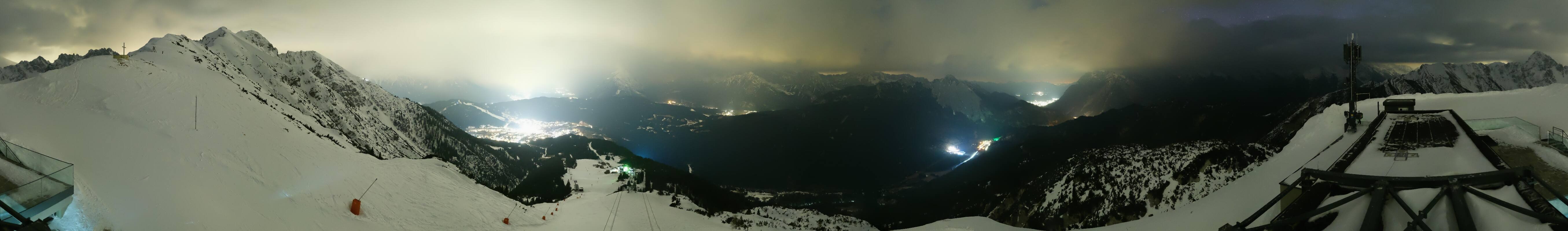 Archiv Foto Webcam Seefeld Rosshütte - Bergstation Seefelder Joch