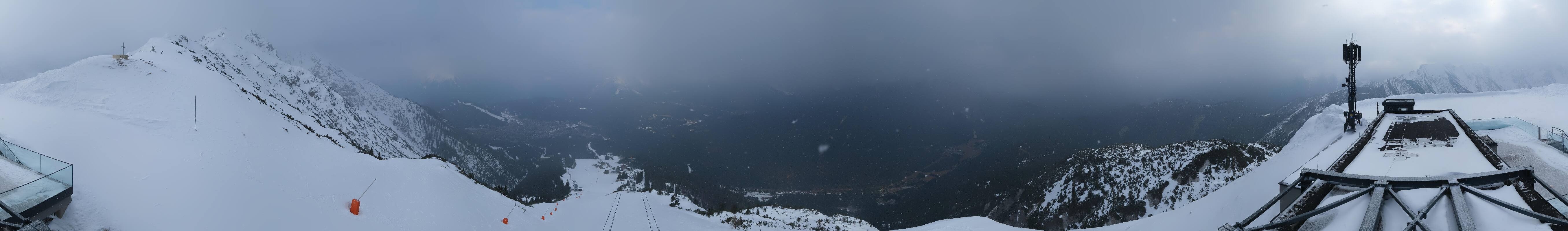 Archiv Foto Webcam Seefeld Rosshütte - Bergstation Seefelder Joch