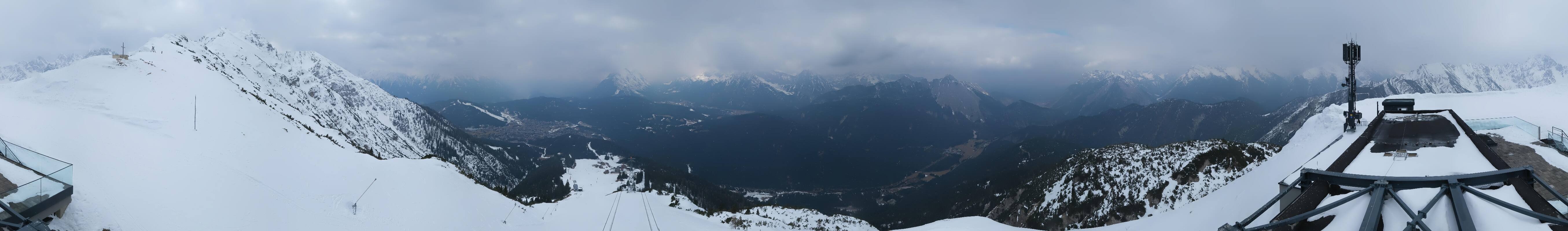 Archiv Foto Webcam Seefeld Rosshütte - Bergstation Seefelder Joch