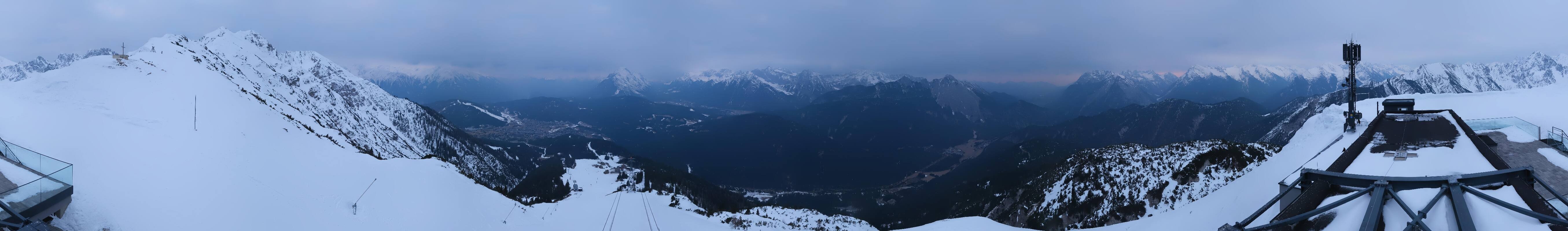 Archiv Foto Webcam Seefeld Rosshütte - Bergstation Seefelder Joch