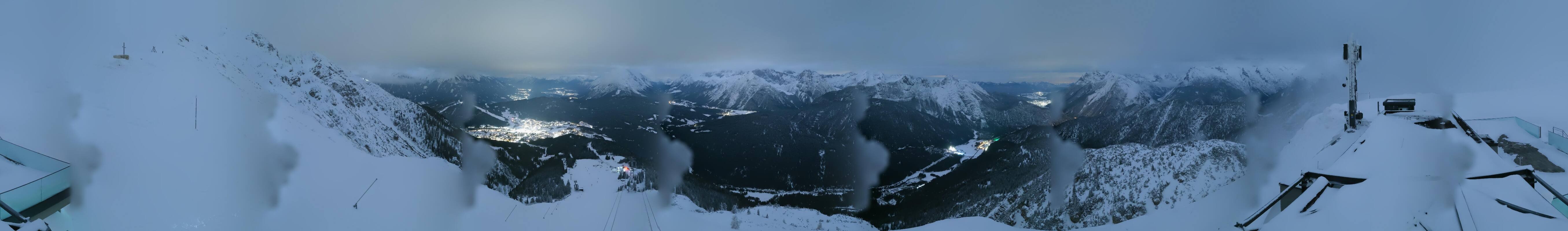 Archiv Foto Webcam Seefeld Rosshütte - Bergstation Seefelder Joch