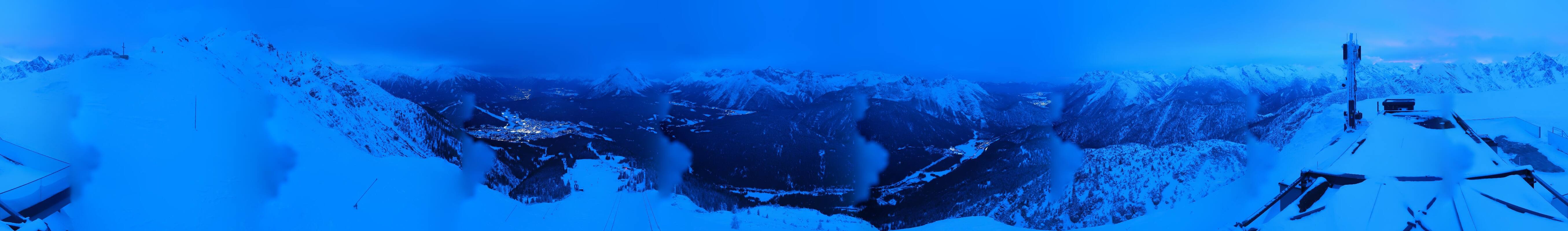 Archiv Foto Webcam Seefeld Rosshütte - Bergstation Seefelder Joch