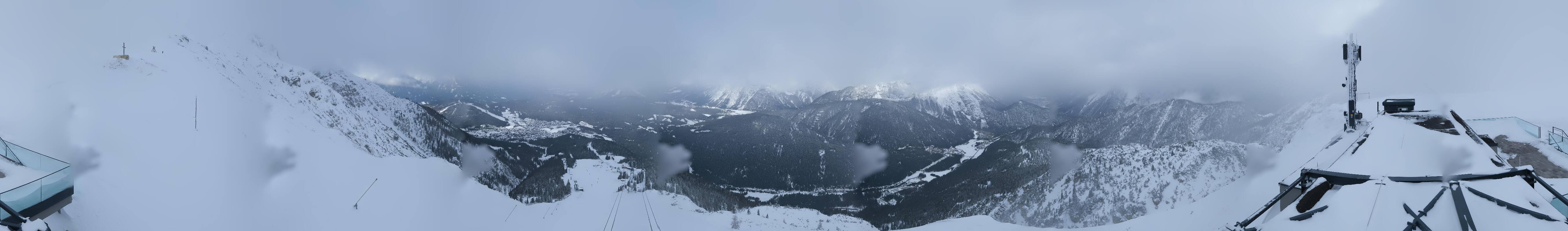 Archiv Foto Webcam Seefeld Rosshütte - Bergstation Seefelder Joch