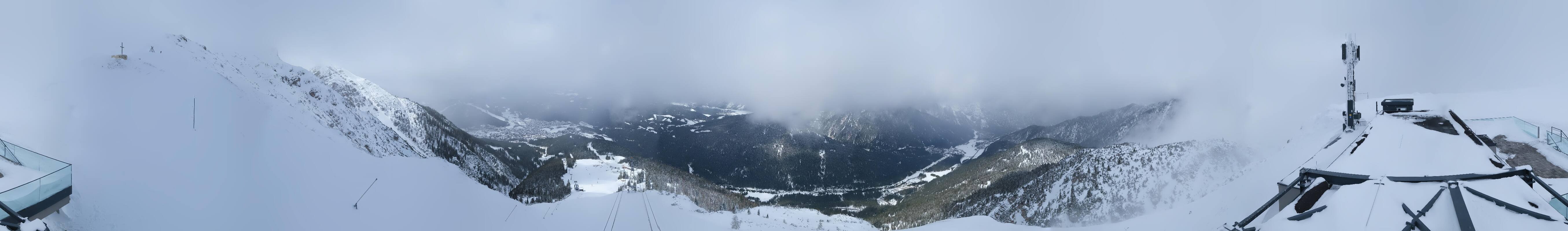Archiv Foto Webcam Seefeld Rosshütte - Bergstation Seefelder Joch