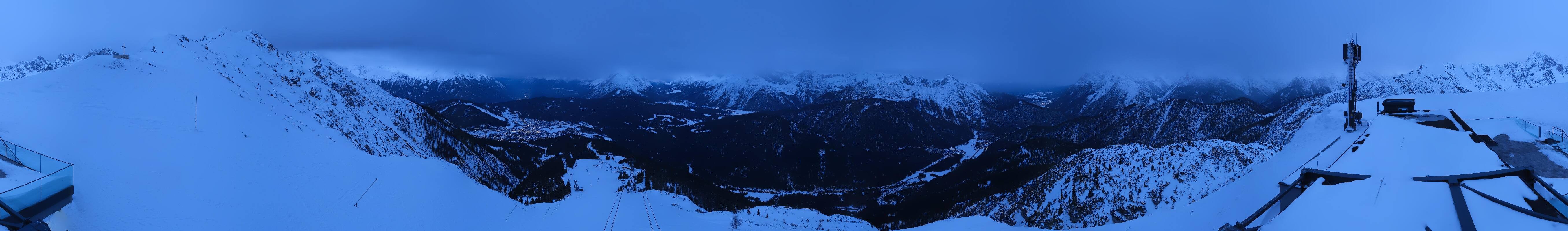 Archiv Foto Webcam Seefeld Rosshütte - Bergstation Seefelder Joch