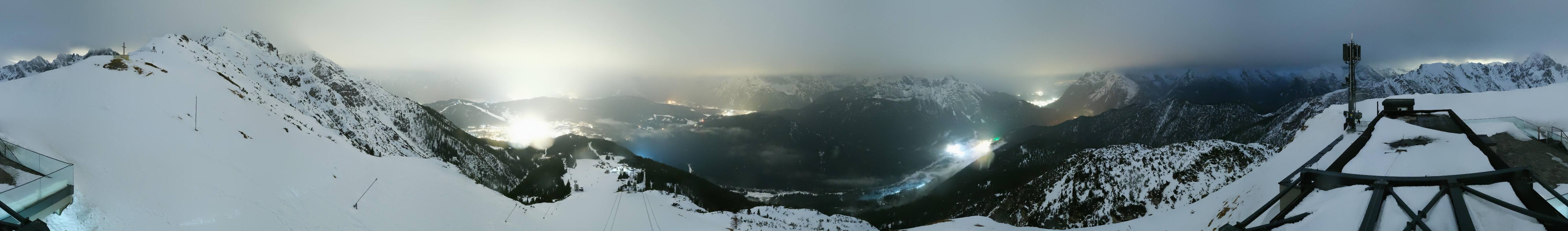 Archiv Foto Webcam Seefeld Rosshütte - Bergstation Seefelder Joch