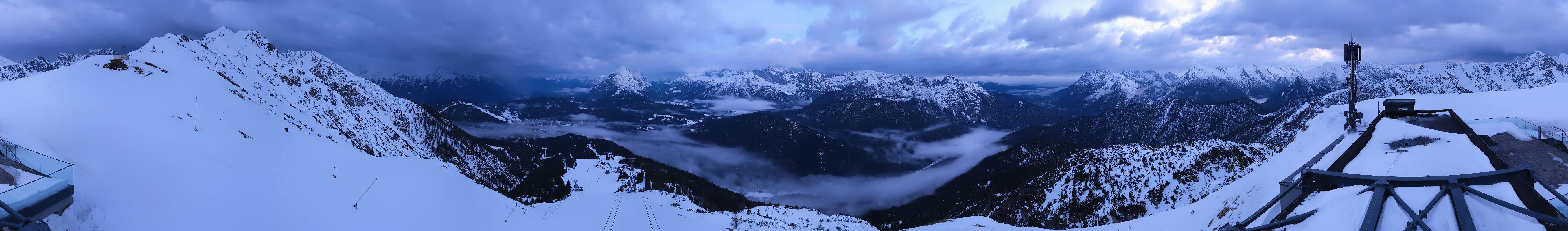 Archiv Foto Webcam Seefeld Rosshütte - Bergstation Seefelder Joch