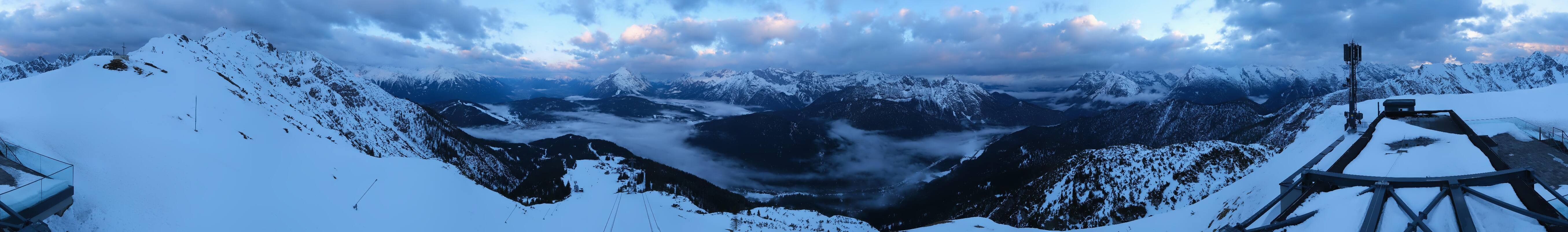 Archiv Foto Webcam Seefeld Rosshütte - Bergstation Seefelder Joch