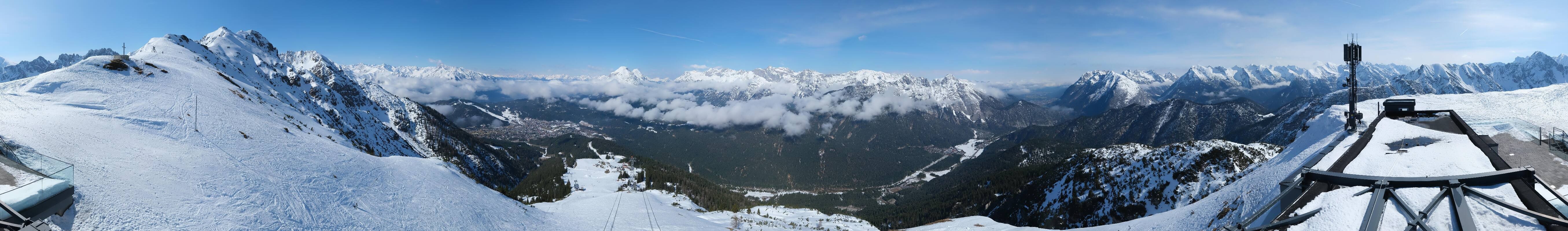 Archiv Foto Webcam Seefeld Rosshütte - Bergstation Seefelder Joch