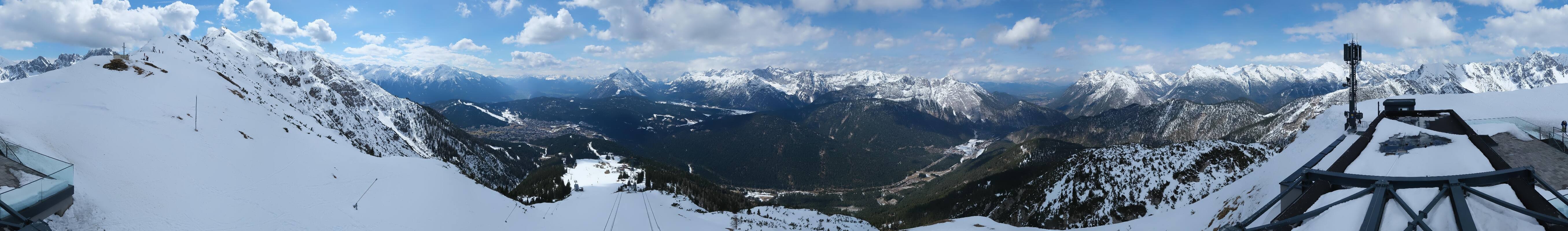 Archiv Foto Webcam Seefeld Rosshütte - Bergstation Seefelder Joch