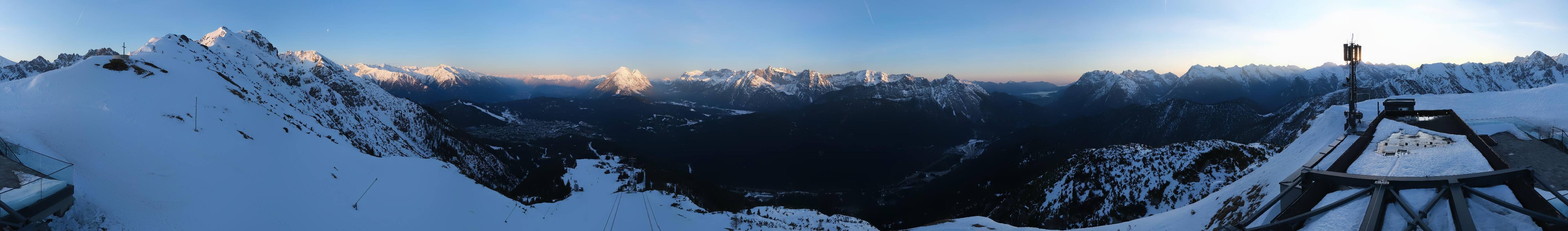 Archiv Foto Webcam Seefeld Rosshütte - Bergstation Seefelder Joch