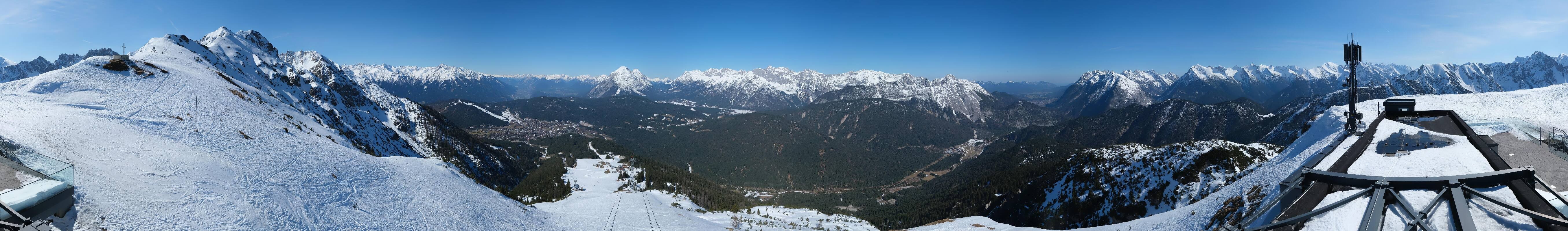 Archiv Foto Webcam Seefeld Rosshütte - Bergstation Seefelder Joch