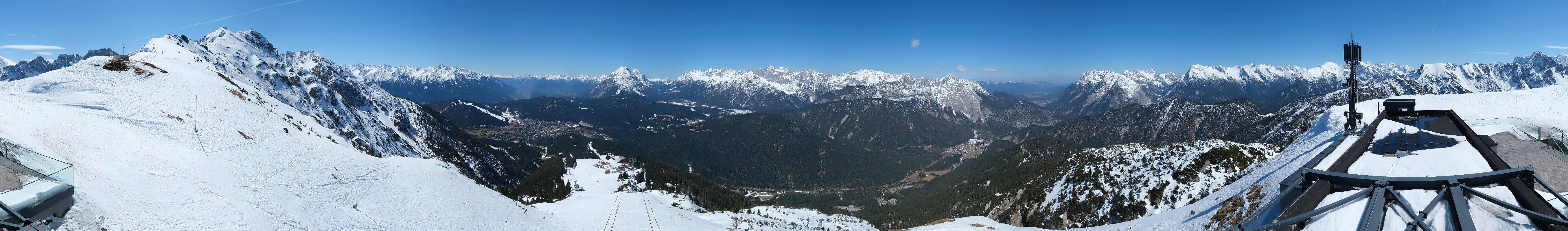 Archiv Foto Webcam Seefeld Rosshütte - Bergstation Seefelder Joch
