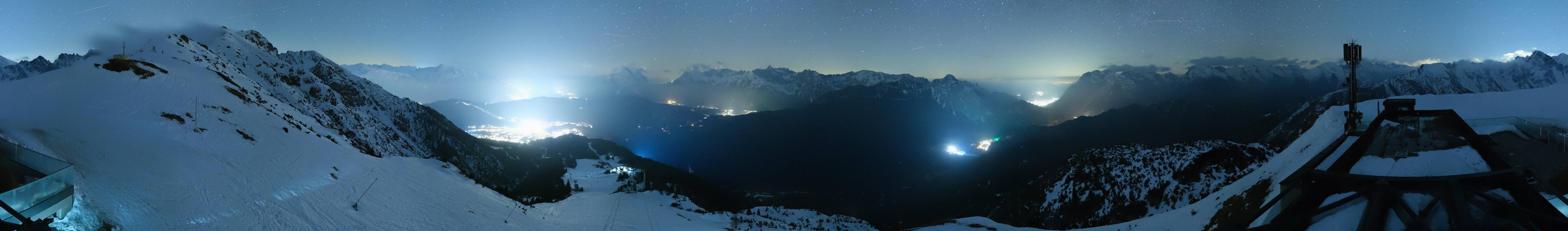 Archiv Foto Webcam Seefeld Rosshütte - Bergstation Seefelder Joch