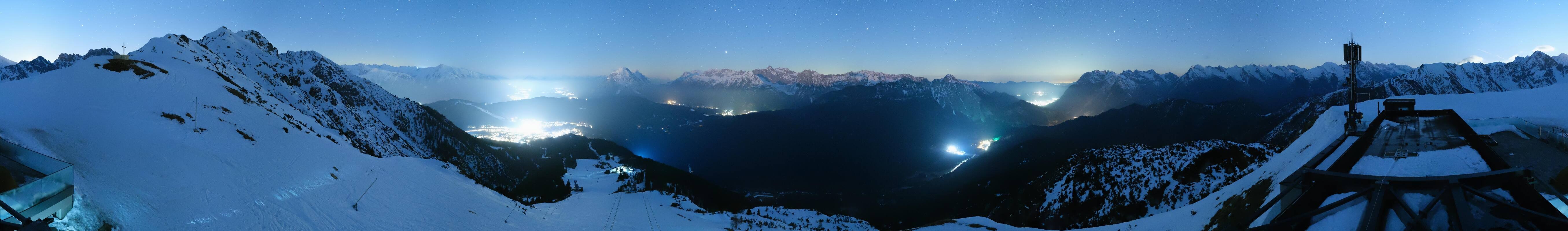 Archiv Foto Webcam Seefeld Rosshütte - Bergstation Seefelder Joch