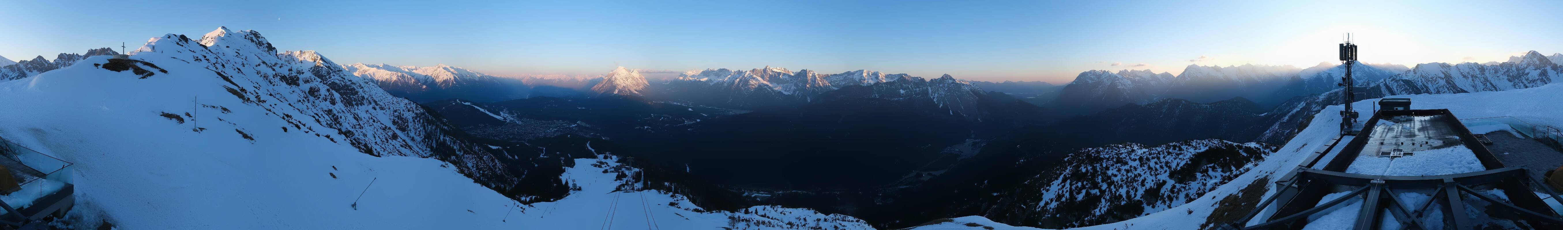 Archiv Foto Webcam Seefeld Rosshütte - Bergstation Seefelder Joch