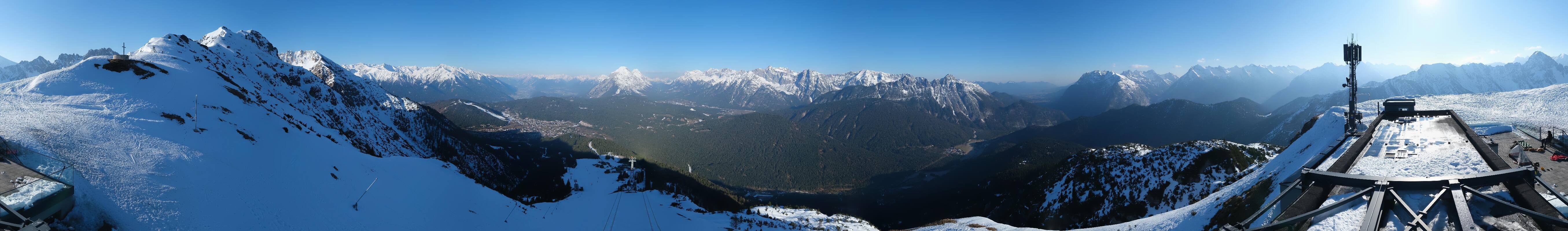Archiv Foto Webcam Seefeld Rosshütte - Bergstation Seefelder Joch