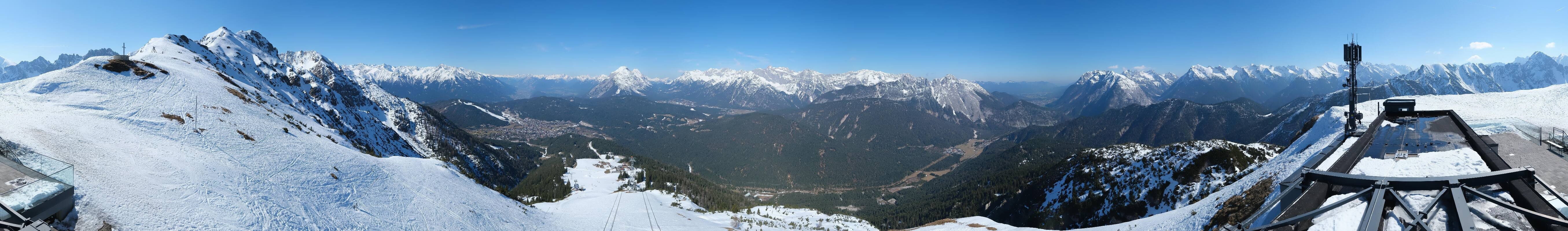 Archiv Foto Webcam Seefeld Rosshütte - Bergstation Seefelder Joch
