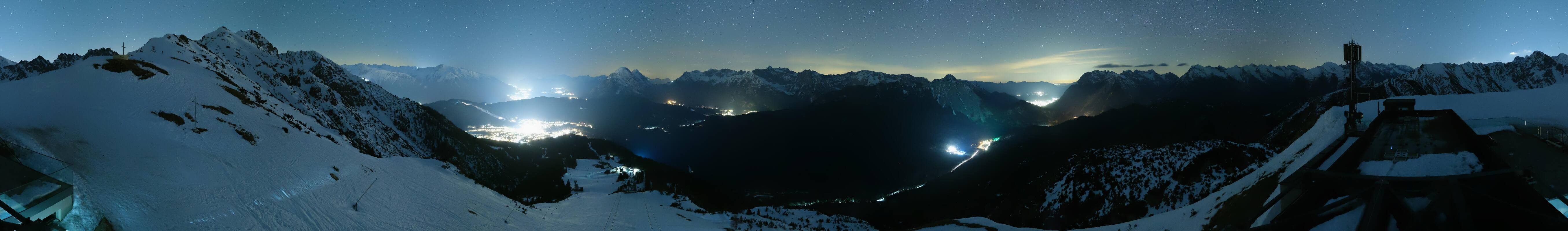 Archiv Foto Webcam Seefeld Rosshütte - Bergstation Seefelder Joch