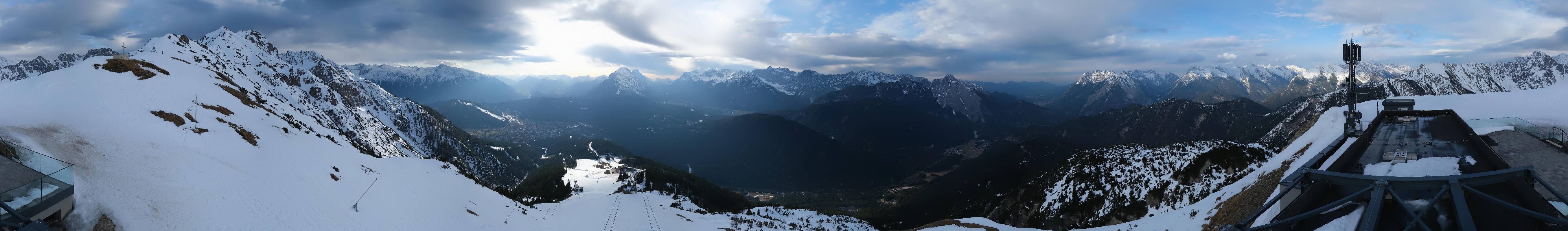 Archived image Webcam Seefeld Rosshütte - Seefelder Joch