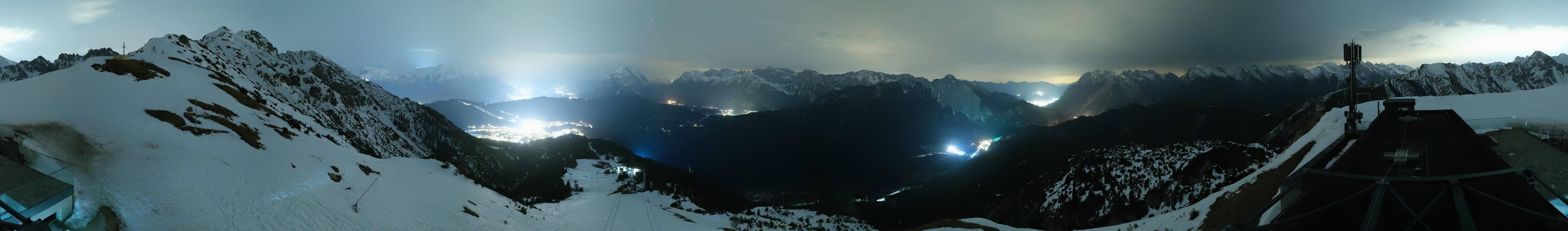 Archiv Foto Webcam Seefeld Rosshütte - Bergstation Seefelder Joch