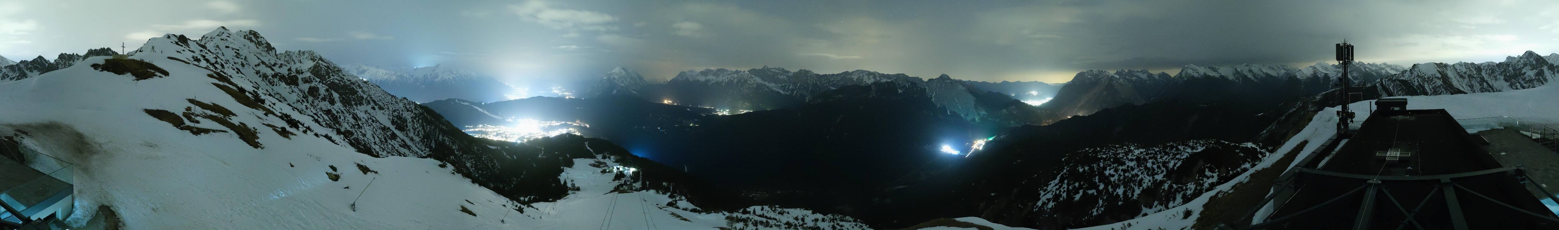 Archiv Foto Webcam Seefeld Rosshütte - Bergstation Seefelder Joch
