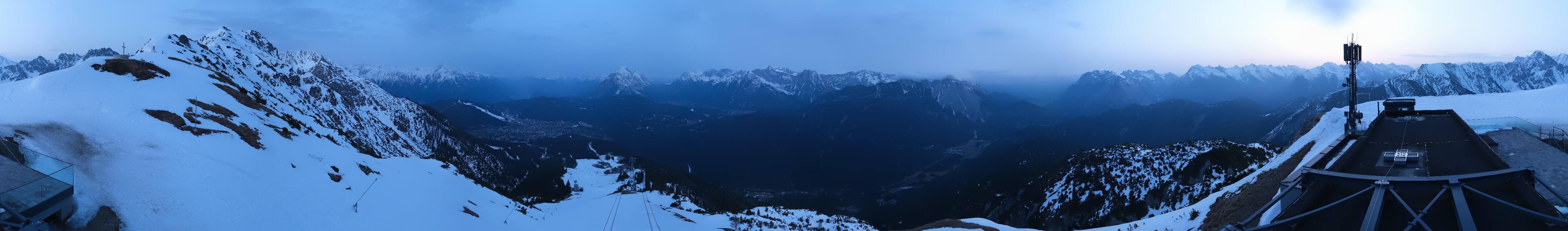Archiv Foto Webcam Seefeld Rosshütte - Bergstation Seefelder Joch