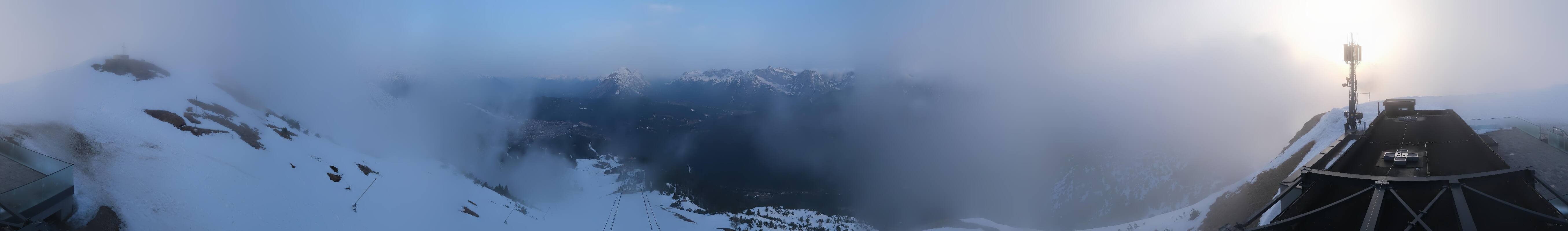 Archiv Foto Webcam Seefeld Rosshütte - Bergstation Seefelder Joch
