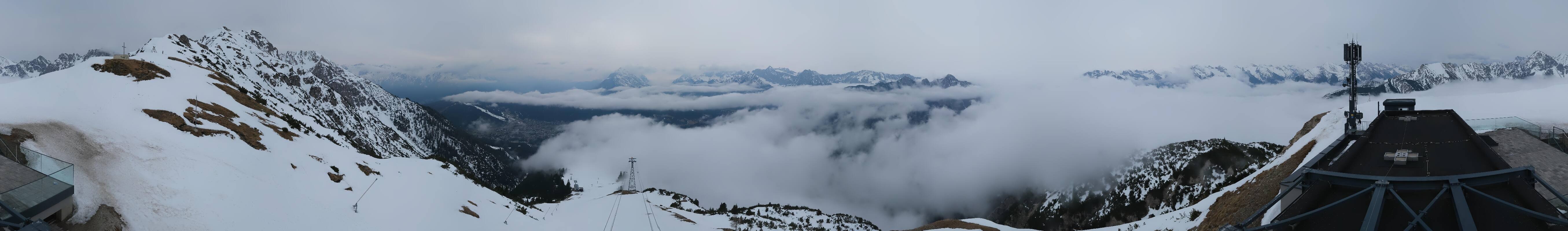 Archiv Foto Webcam Seefeld Rosshütte - Bergstation Seefelder Joch