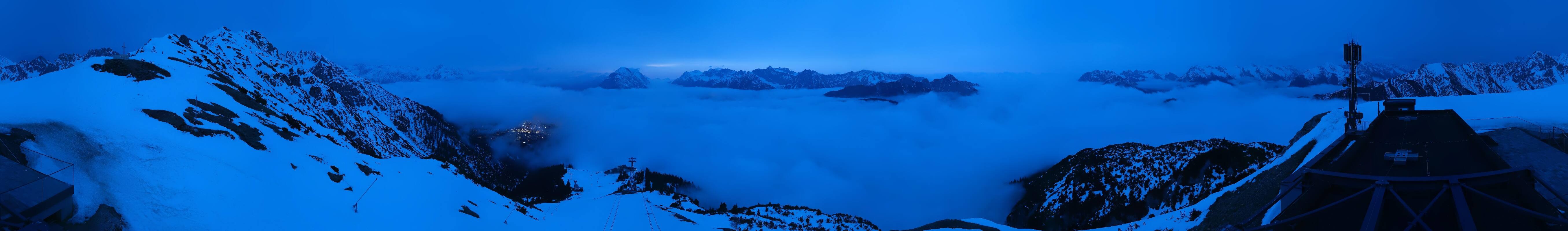 Archiv Foto Webcam Seefeld Rosshütte - Bergstation Seefelder Joch