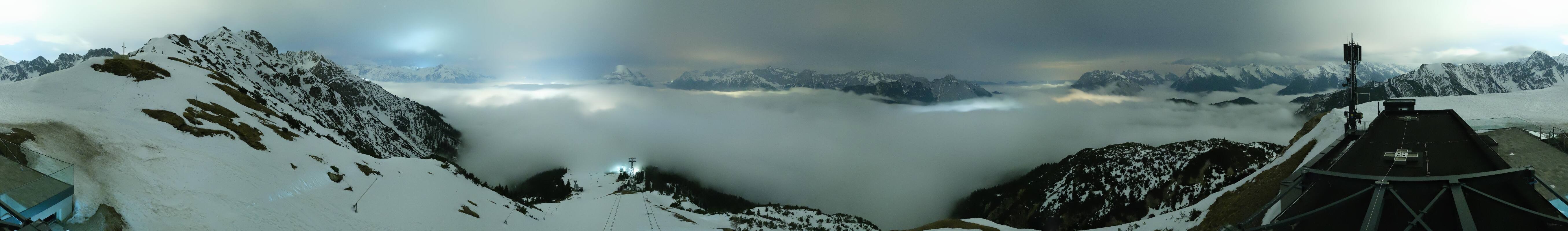 Archiv Foto Webcam Seefeld Rosshütte - Bergstation Seefelder Joch