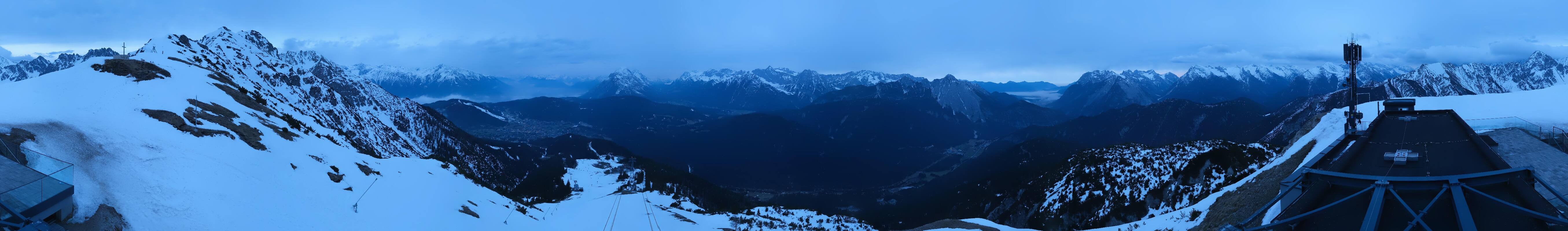 Archiv Foto Webcam Seefeld Rosshütte - Bergstation Seefelder Joch