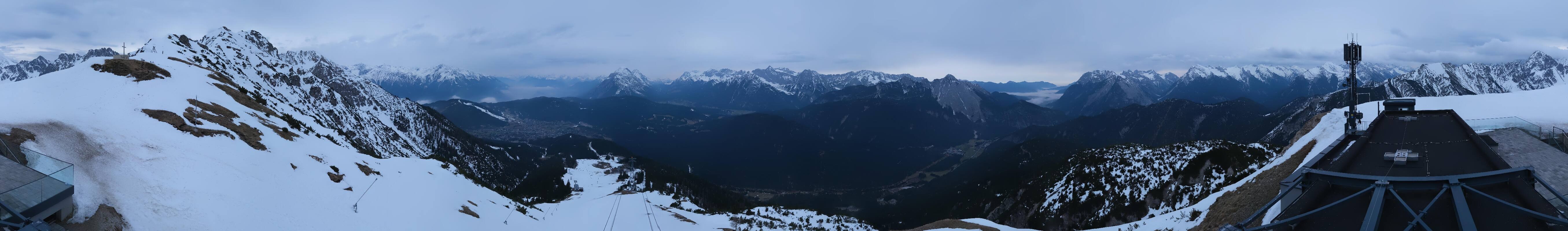 Archiv Foto Webcam Seefeld Rosshütte - Bergstation Seefelder Joch
