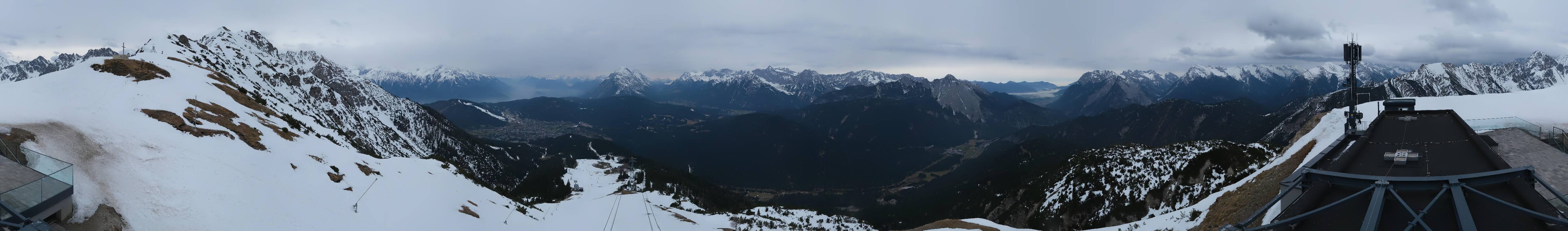 Archiv Foto Webcam Seefeld Rosshütte - Bergstation Seefelder Joch