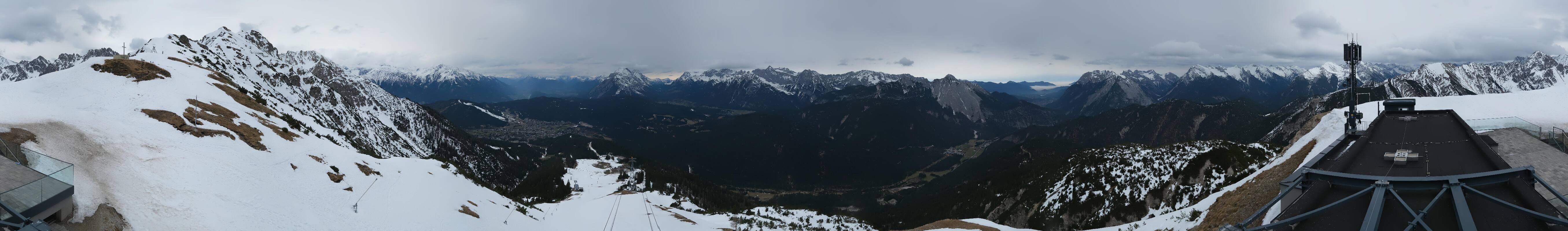 Archiv Foto Webcam Seefeld Rosshütte - Bergstation Seefelder Joch