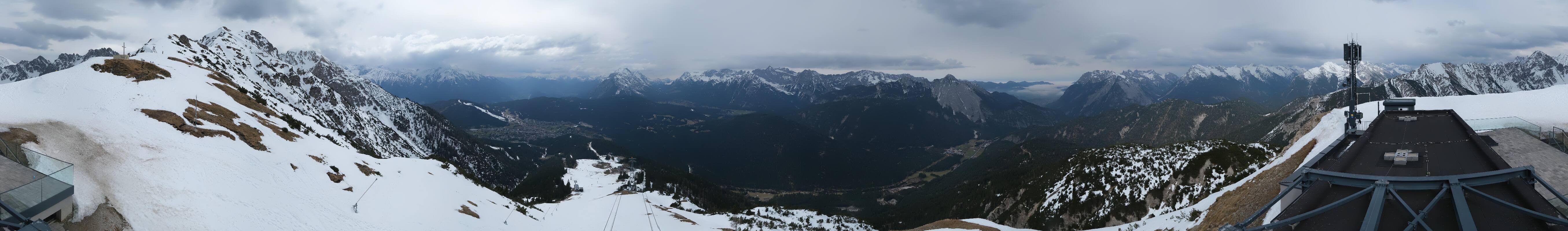 Archiv Foto Webcam Seefeld Rosshütte - Bergstation Seefelder Joch