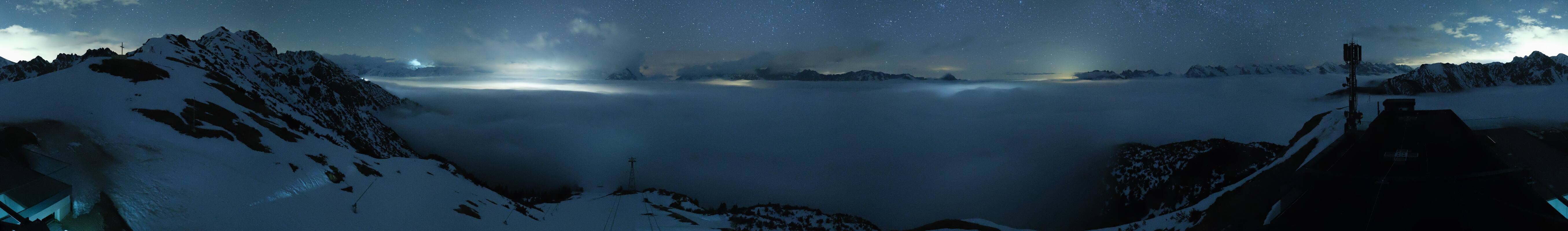 Archiv Foto Webcam Seefeld Rosshütte - Bergstation Seefelder Joch