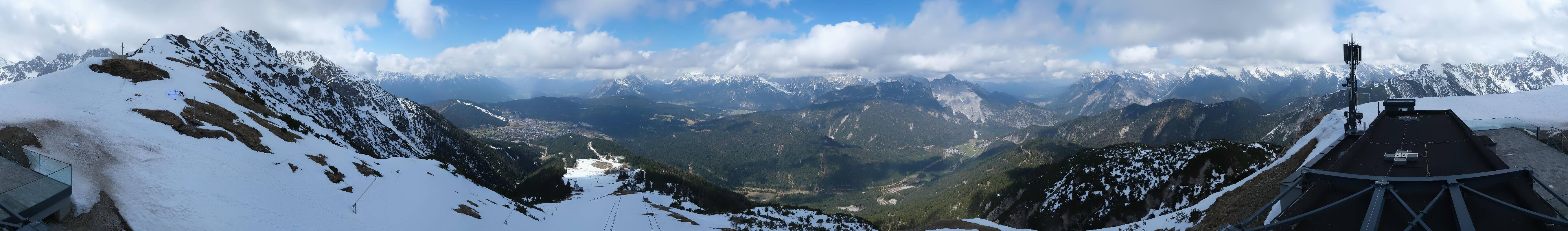 Archiv Foto Webcam Seefeld Rosshütte - Bergstation Seefelder Joch