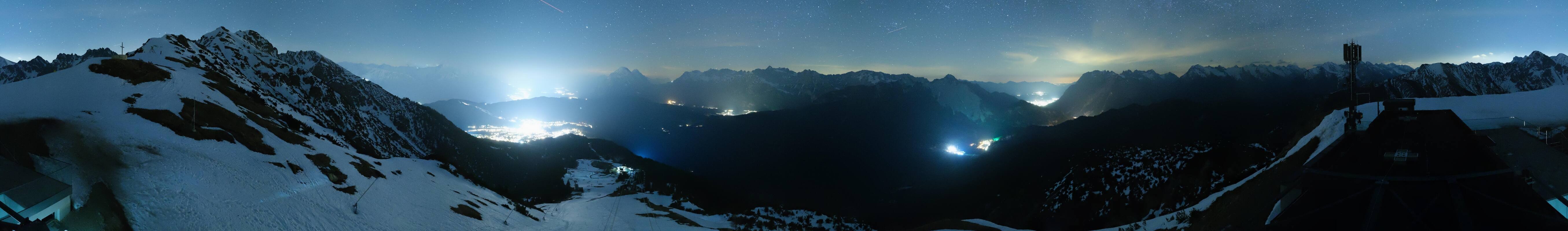 Archiv Foto Webcam Seefeld Rosshütte - Bergstation Seefelder Joch